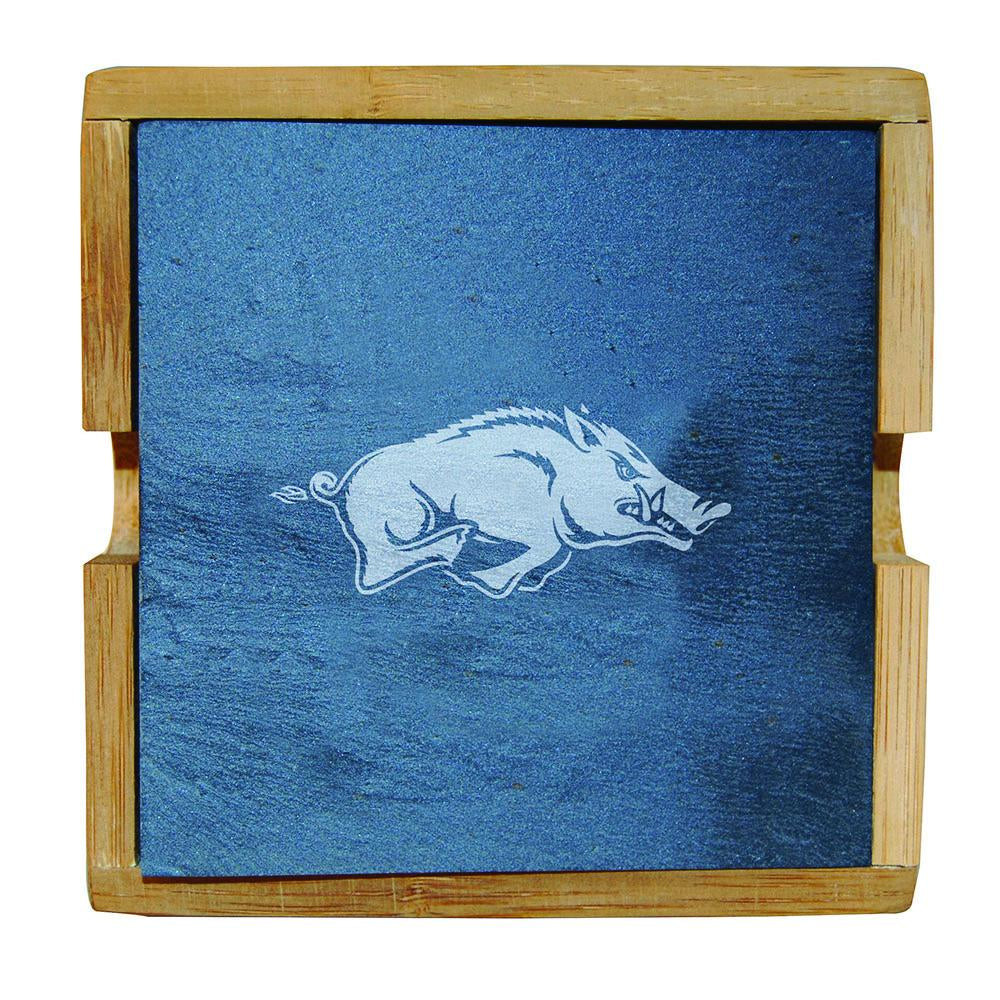 Arkansas Razorbacks Slate Coaster Set - Sports Unlimited