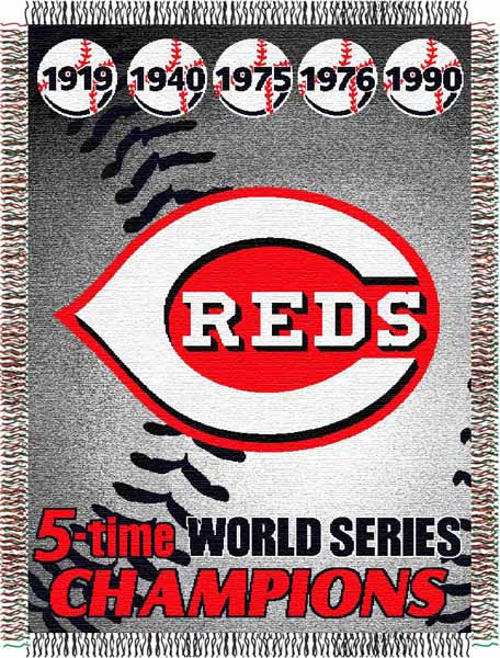 Cincinnati Reds Commemorative Throw Blanket - Sports Unlimited