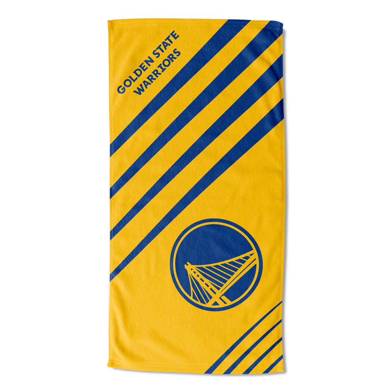 Golden State Warriors NBA Colorblock Personalized Beach Towel