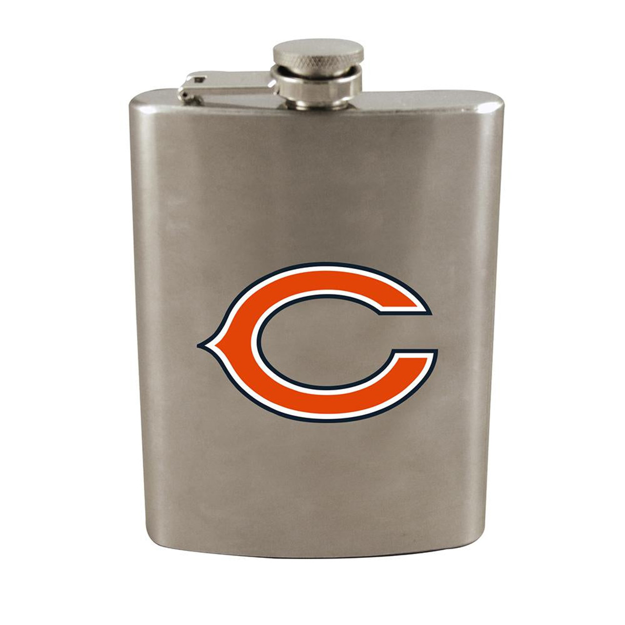 Chicago Bears 8 oz. Stainless Steel Flask - Sports Unlimited