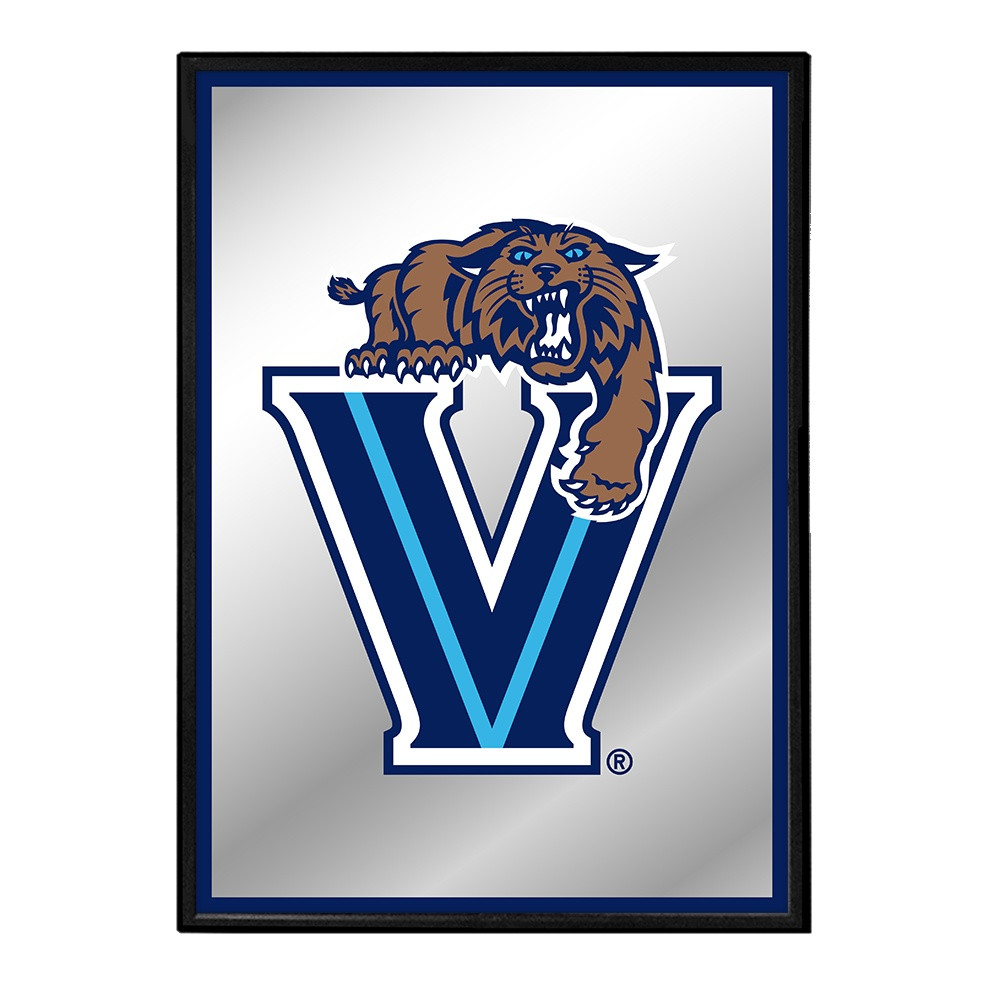 Villanova Wildcats Vertical Framed Mirrored Wall Sign Sports