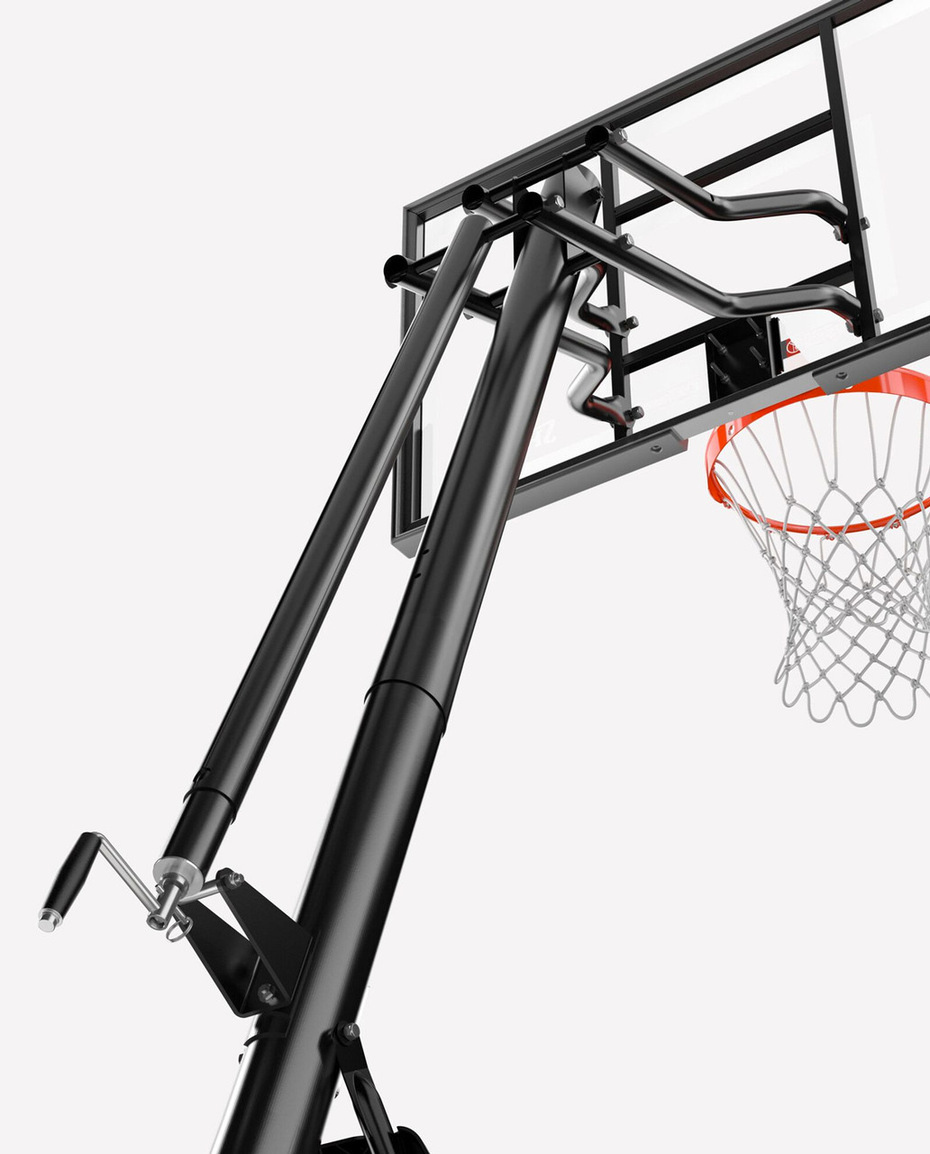 Spalding 54 in. Performance Acrylic RapidLock Portable Basketball Hoop