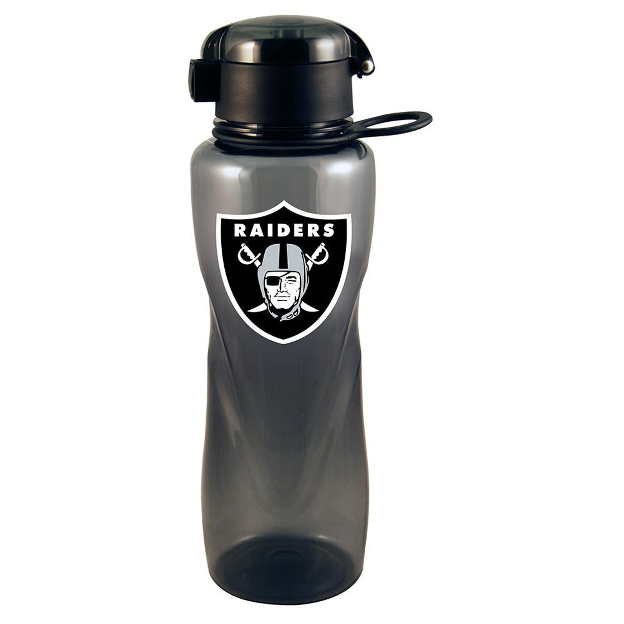 NFL Oakland Raiders Blitz 24 oz Stainless Steel Water Bottle with lid 