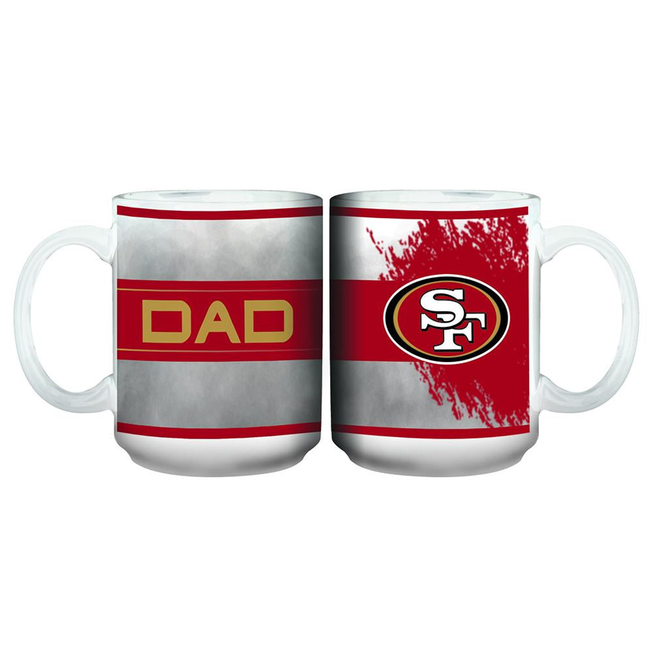 San Francisco 49ers Mug Ultima 3D Raised Embossed NFL Football Retired Cup