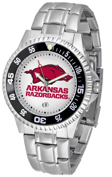 Arkansas Razorbacks Competitor Steel Men's Watch Sports Unlimited