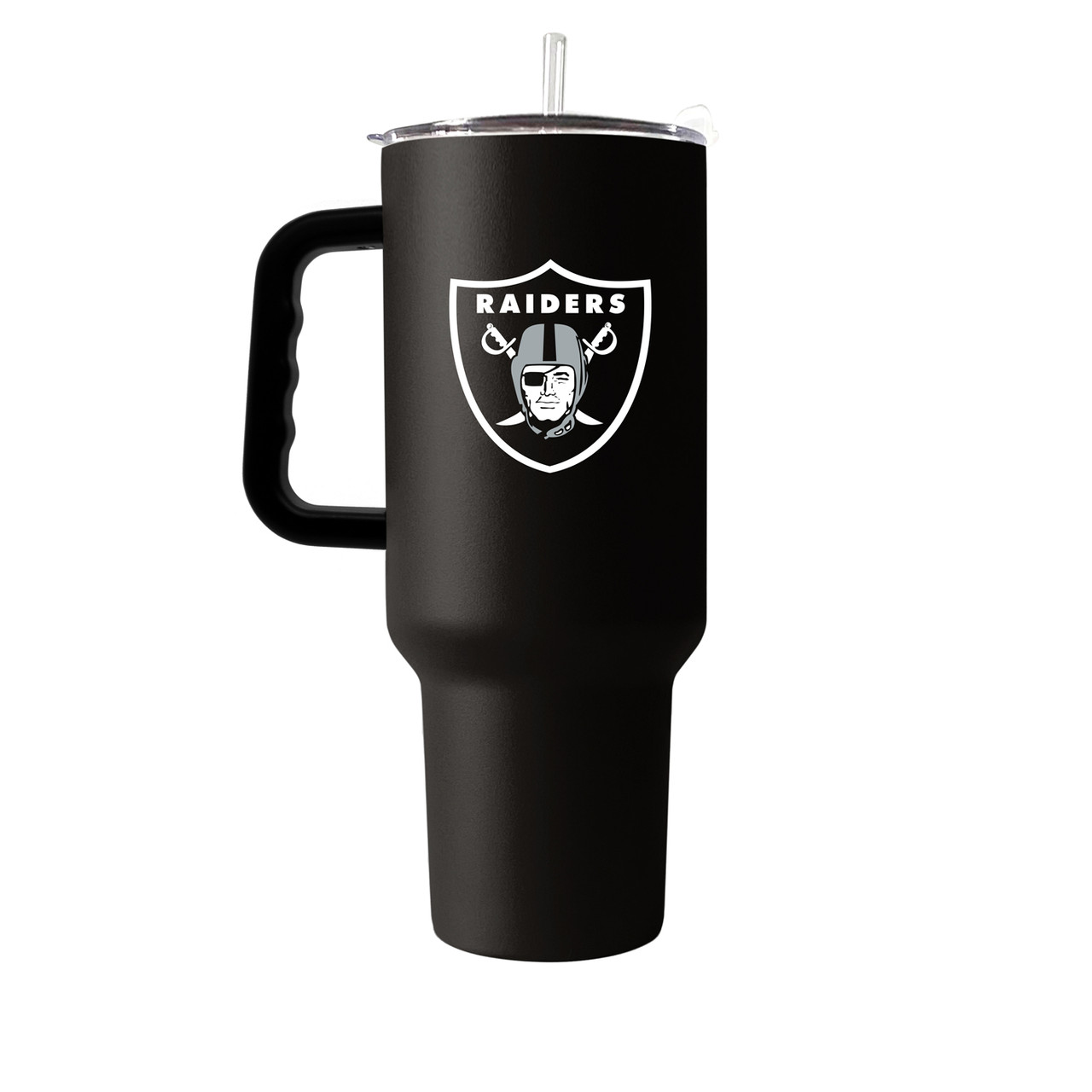 Las Vegas Raiders Tumbler 20oz Insulated Stainless Travel Mug Cup Straw Lid