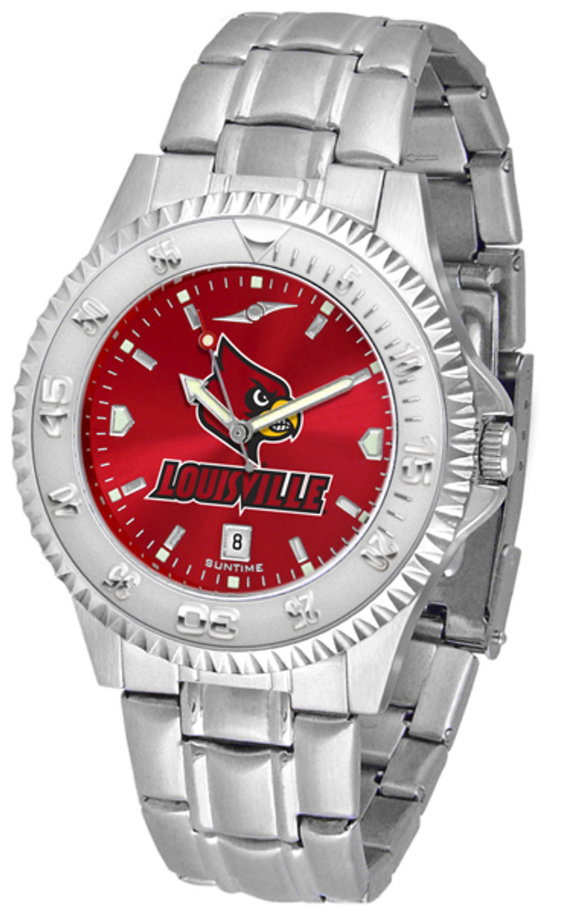 Louisville Cardinals Competitor Steel AnoChrome Men's Watch - Sports  Unlimited