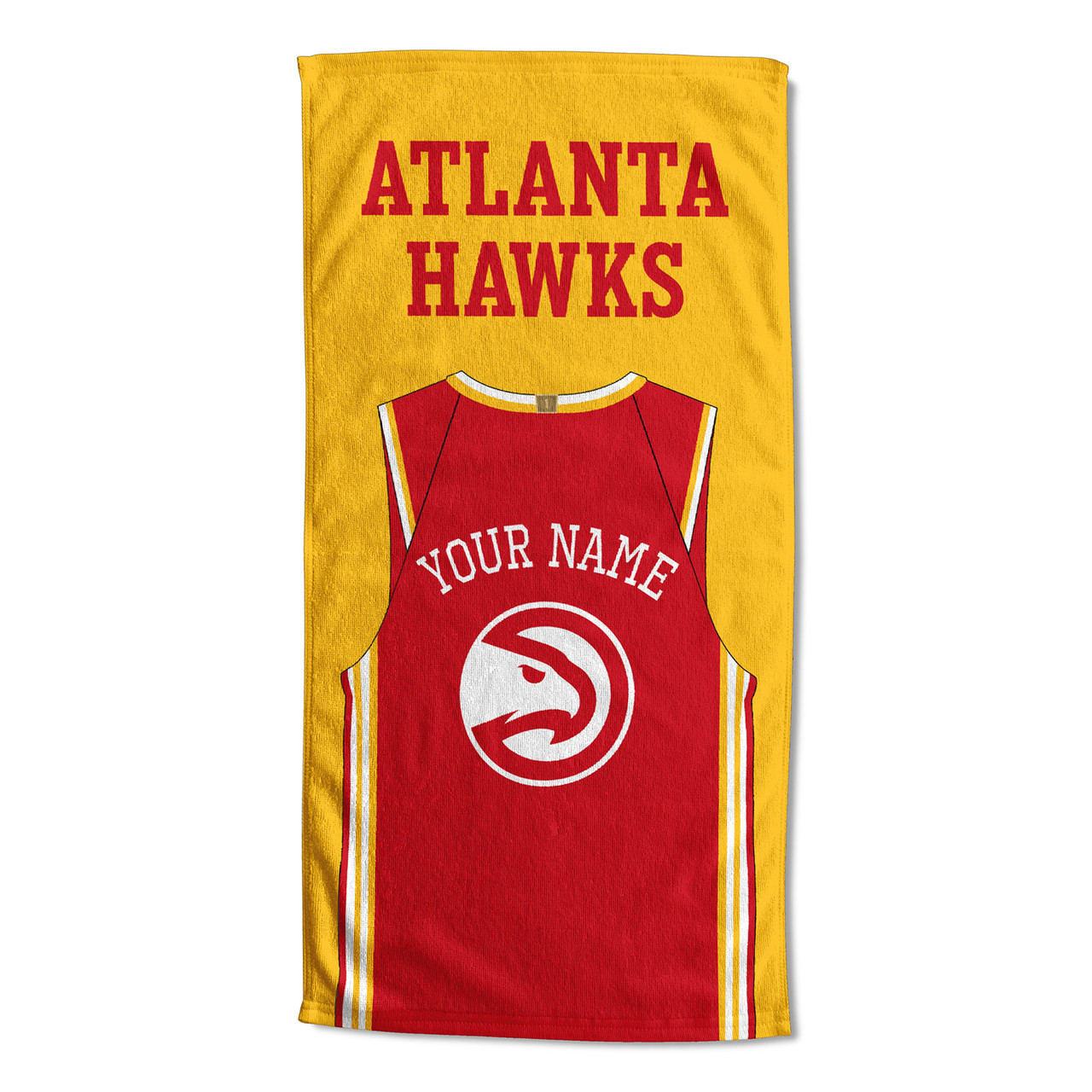 Utah Jazz NBA Colorblock Personalized Beach Towel
