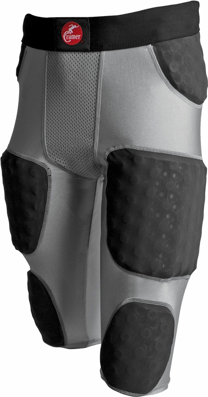 Sports Unlimited Adult 7 Pad Integrated Football Girdle - Hard Thigh Pads