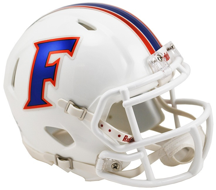 florida gators football new helmets University of Helmet  LightHeaded point chinstrap Riddell Florida Gators 2015 White