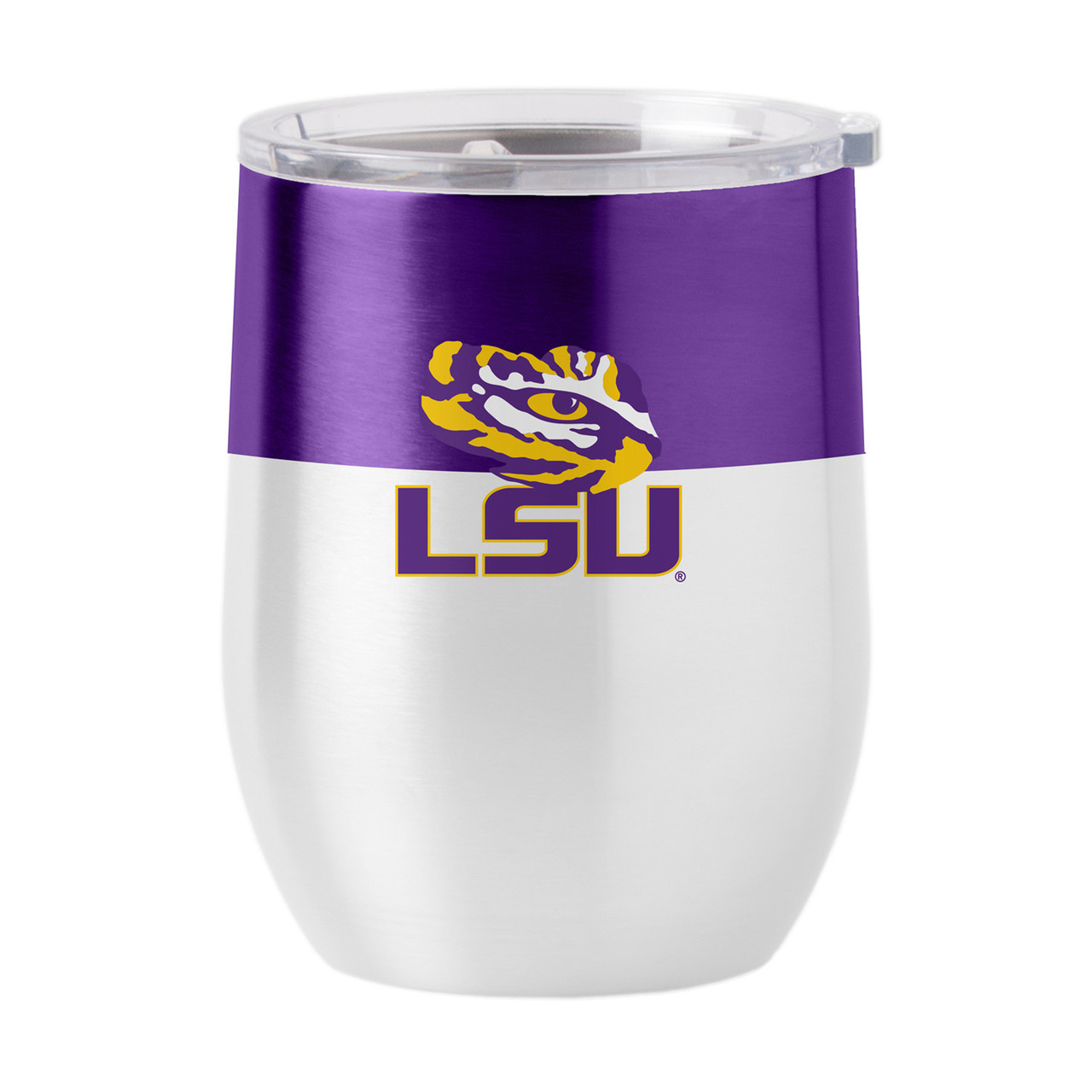 LSU Tigers 16oz. Game Day Stainless Curved Tumbler