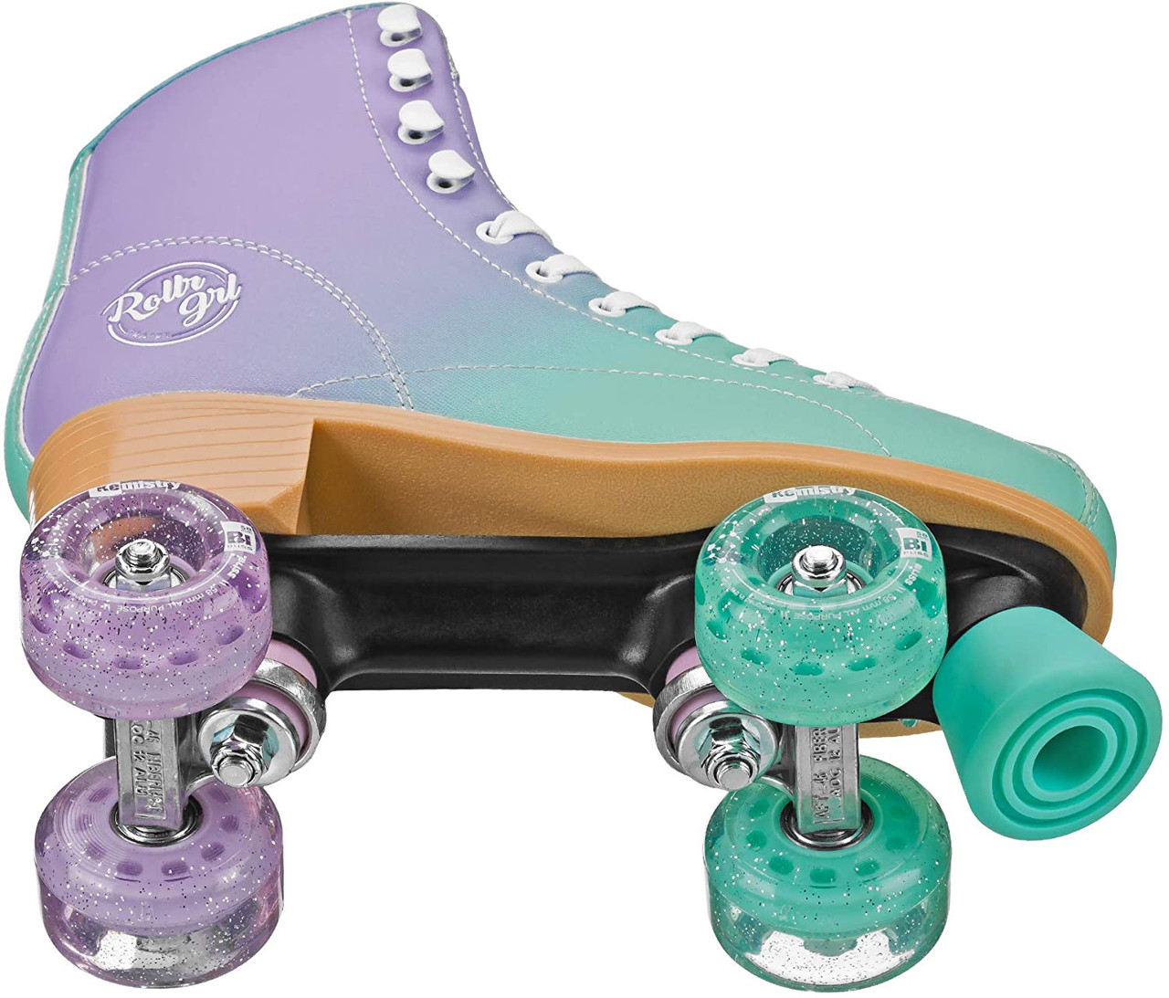 Rollr Grl Astra - Colorful Freestyle Roller Skates - Silver/Black