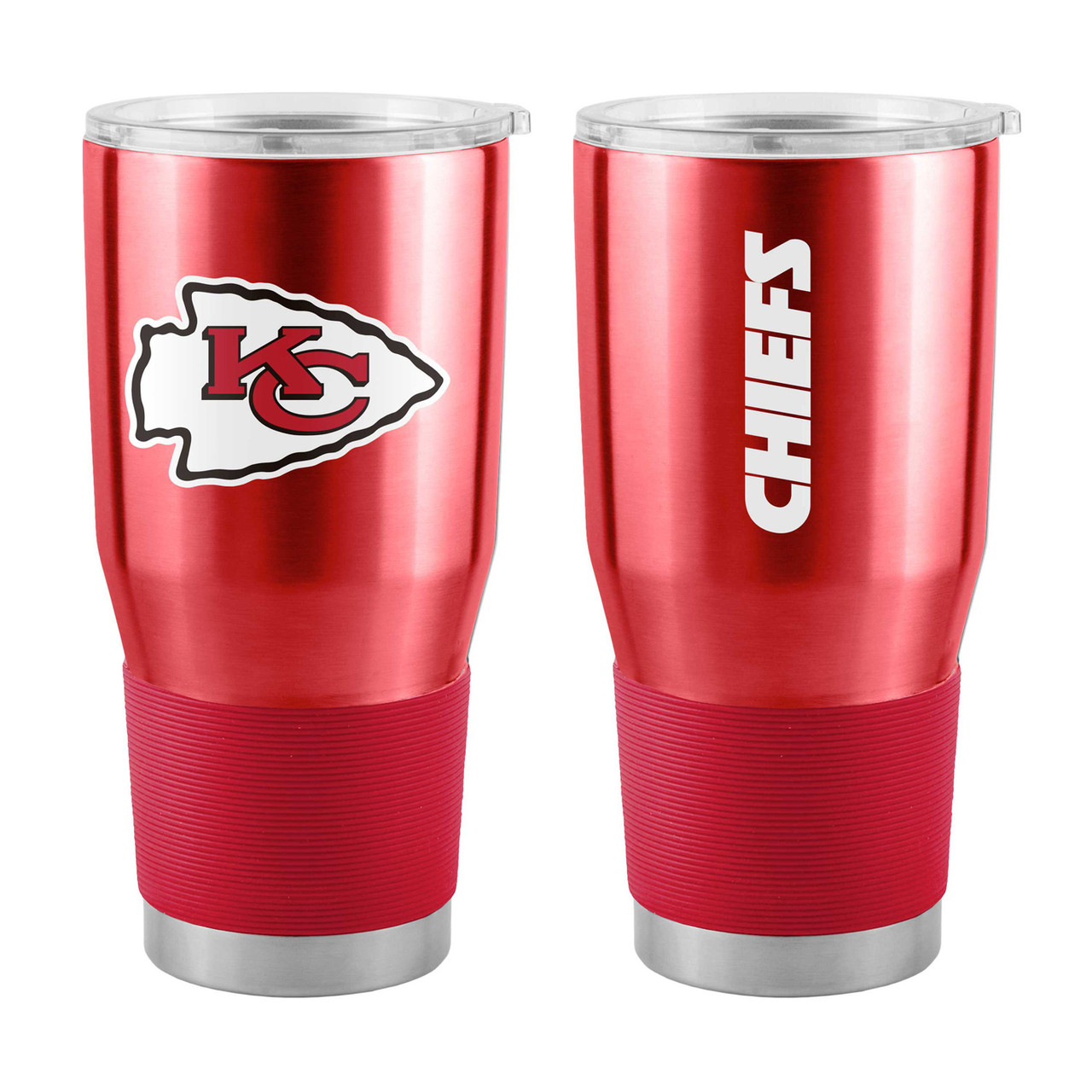 Kansas City Chiefs 16oz. Colorblock Stainless Steel Curved Tumbler