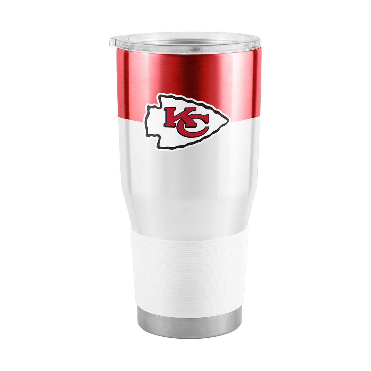 Kansas City Chiefs 16oz. Colorblock Stainless Steel Curved Tumbler