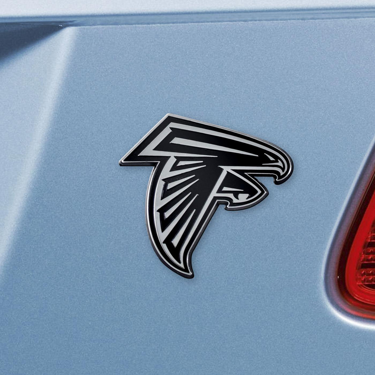 Atlanta Falcons Chrome Metal Car Emblem Sports Unlimited
