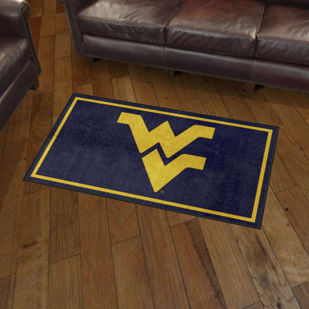 West Virginia Mountaineers 3' x 5' Area Rug - Sports Unlimited