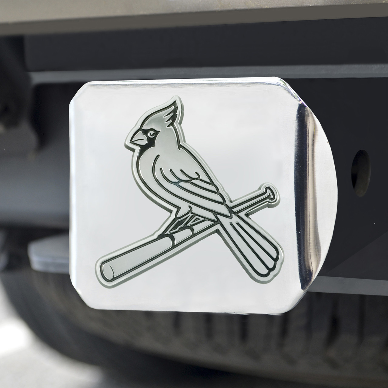 St. Louis Cardinals Chrome Hitch Cover