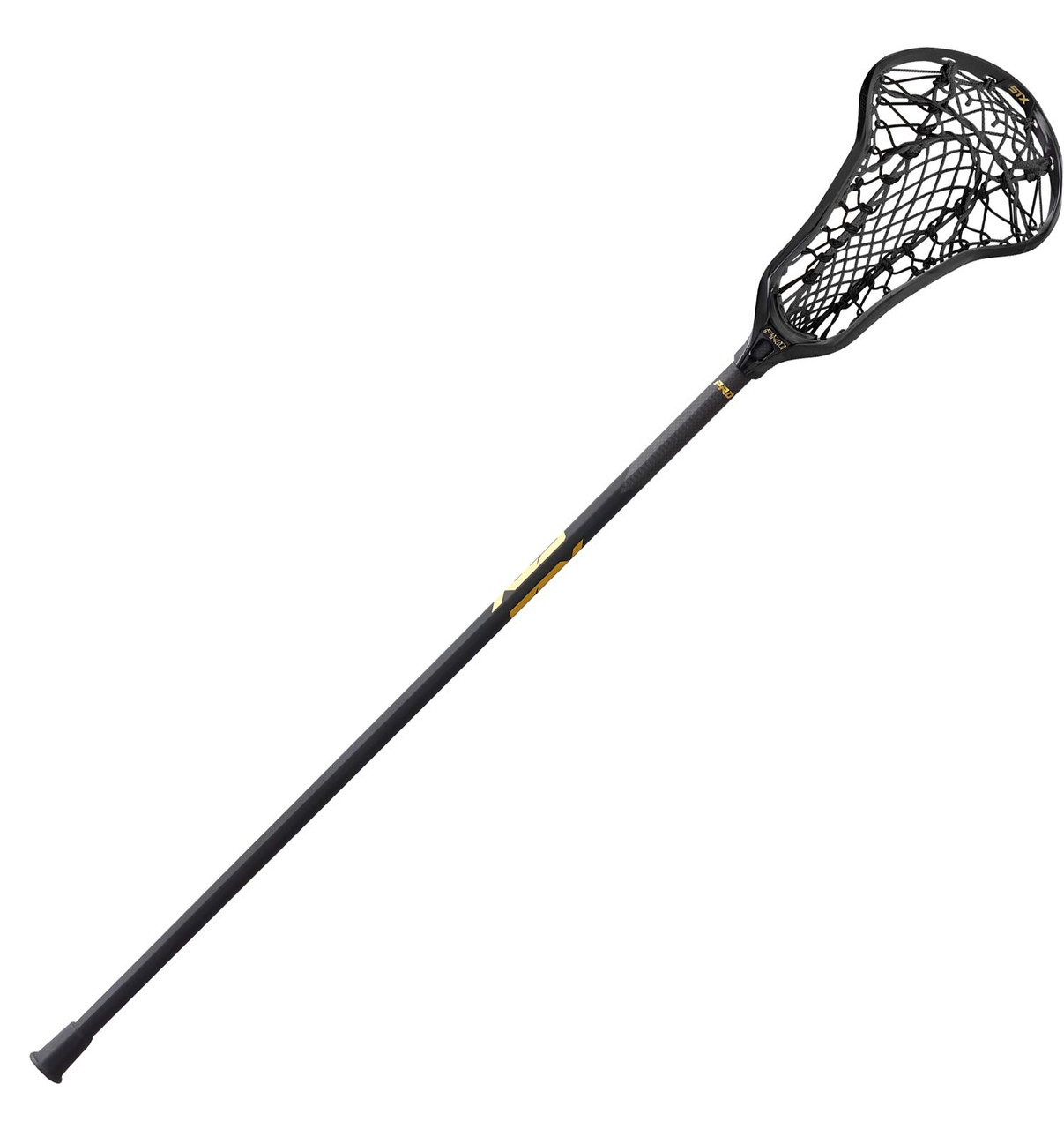 STX Lacrosse Exult 400 Bâton complet pour fille avec poche Crux Mesh Pro Noir