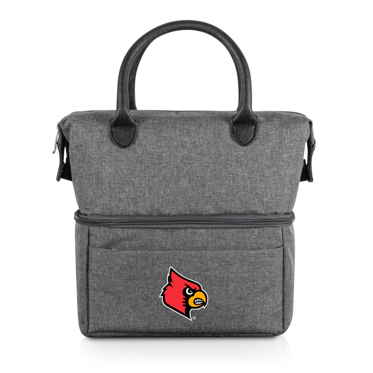 Louisville Cardinals Black On The Go Lunch Cooler - Sports Unlimited