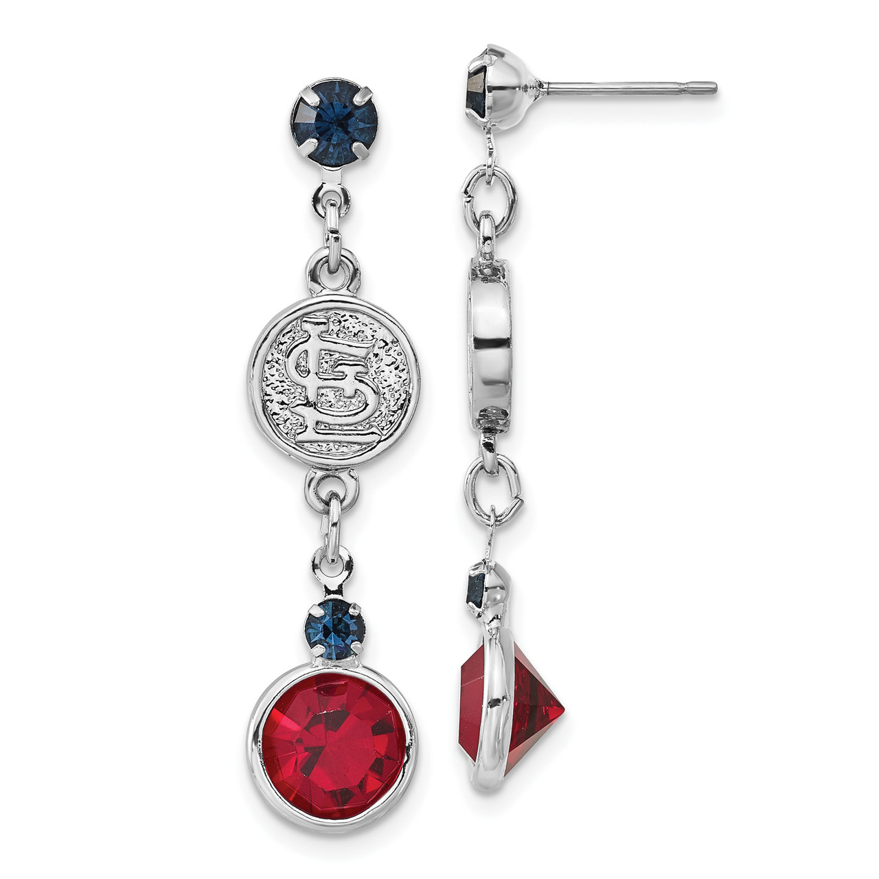 ST. LOUIS CARDINALS EARRINGS