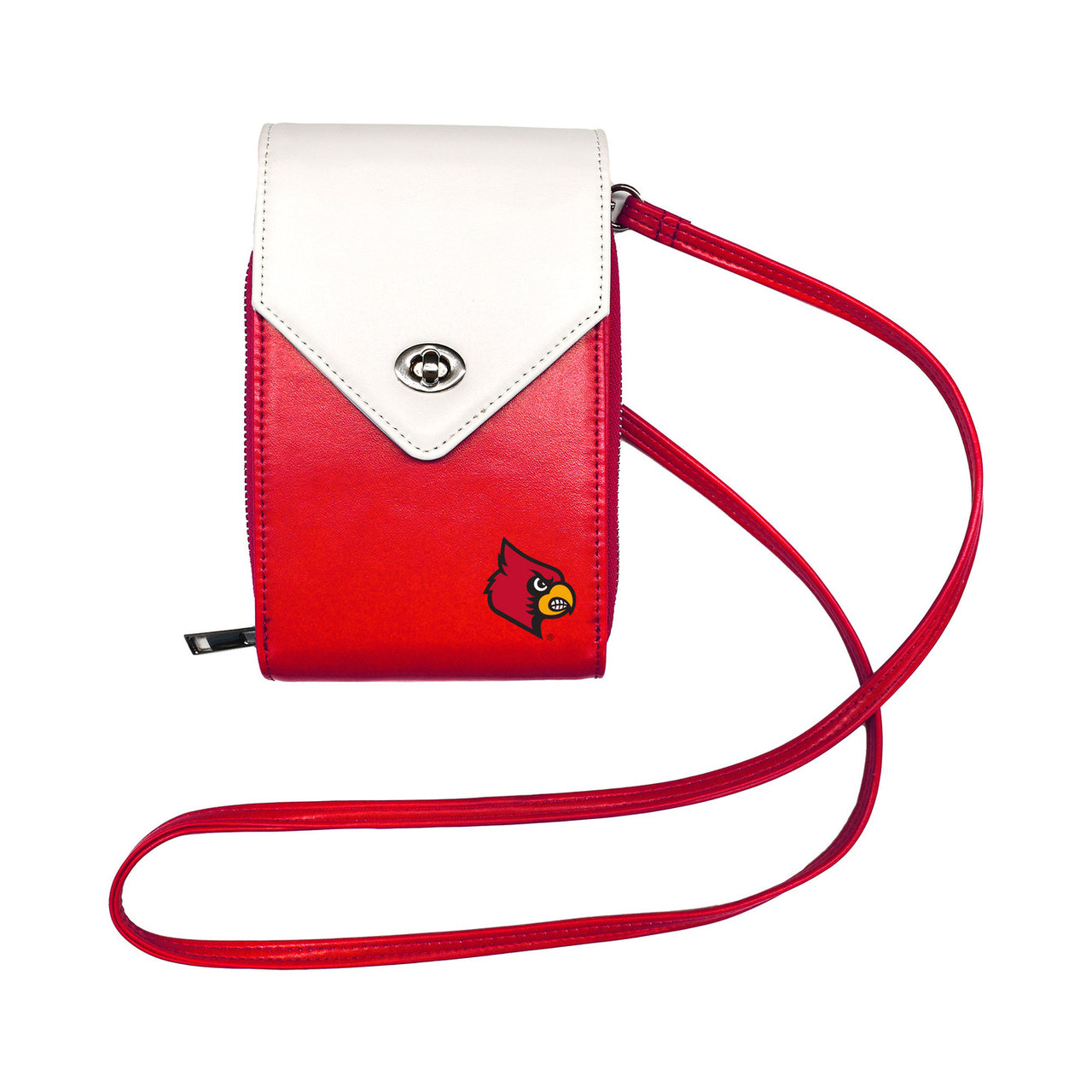 Littlearth Louisville Cardinals Clear Envelope Purse