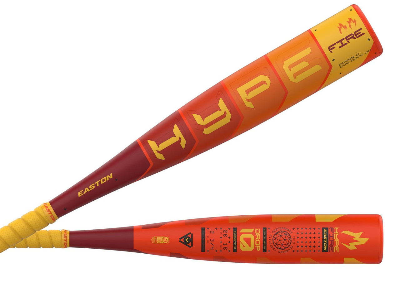 Easton HYPE FIRE 硬式バット EASTON HYPE FIRE -10, -8, -5 USSSA YOUTH BASEBALL BAT | Easton