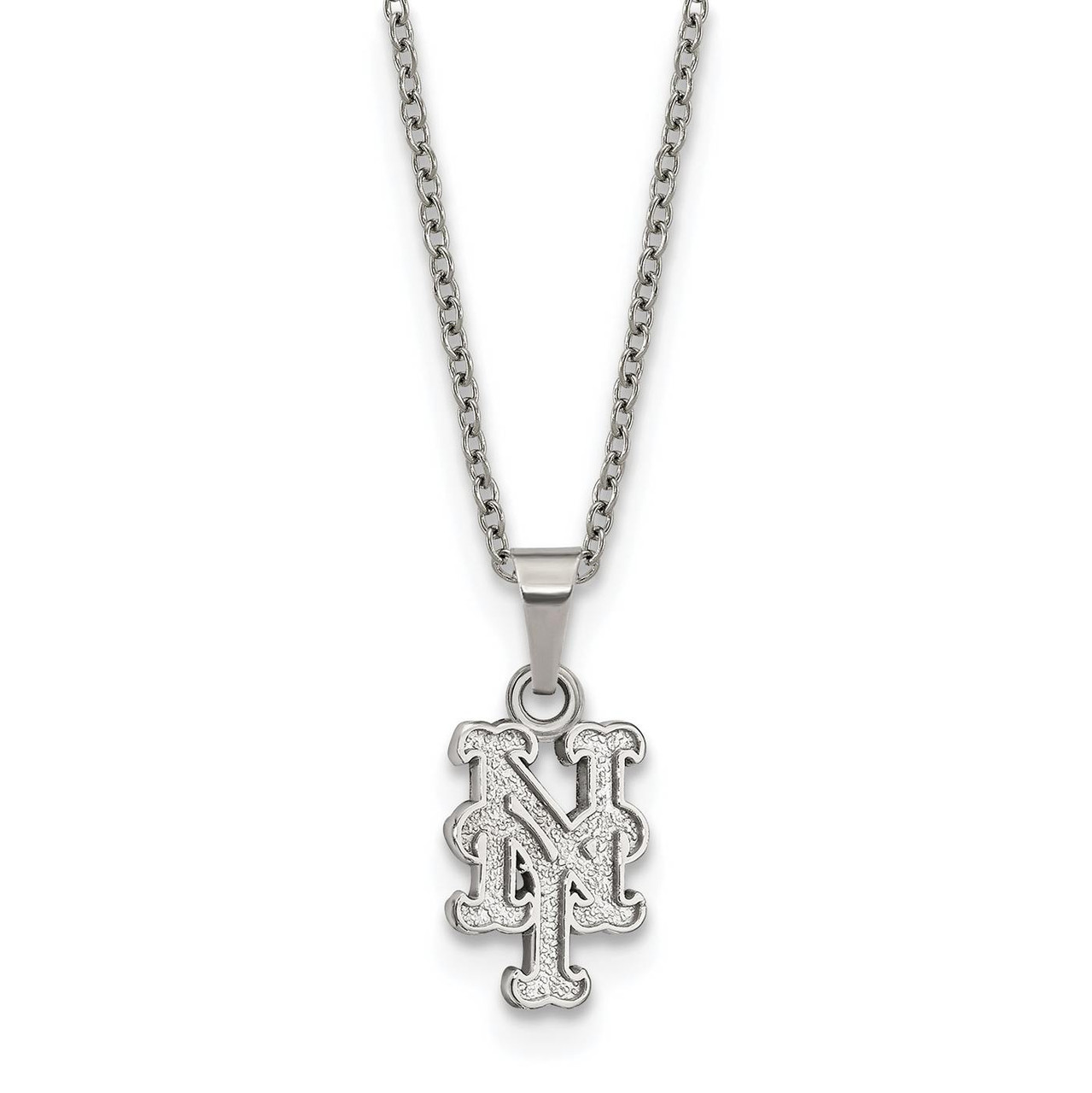 New York Mets Stainless Steel Pendant Necklace - Sports Unlimited