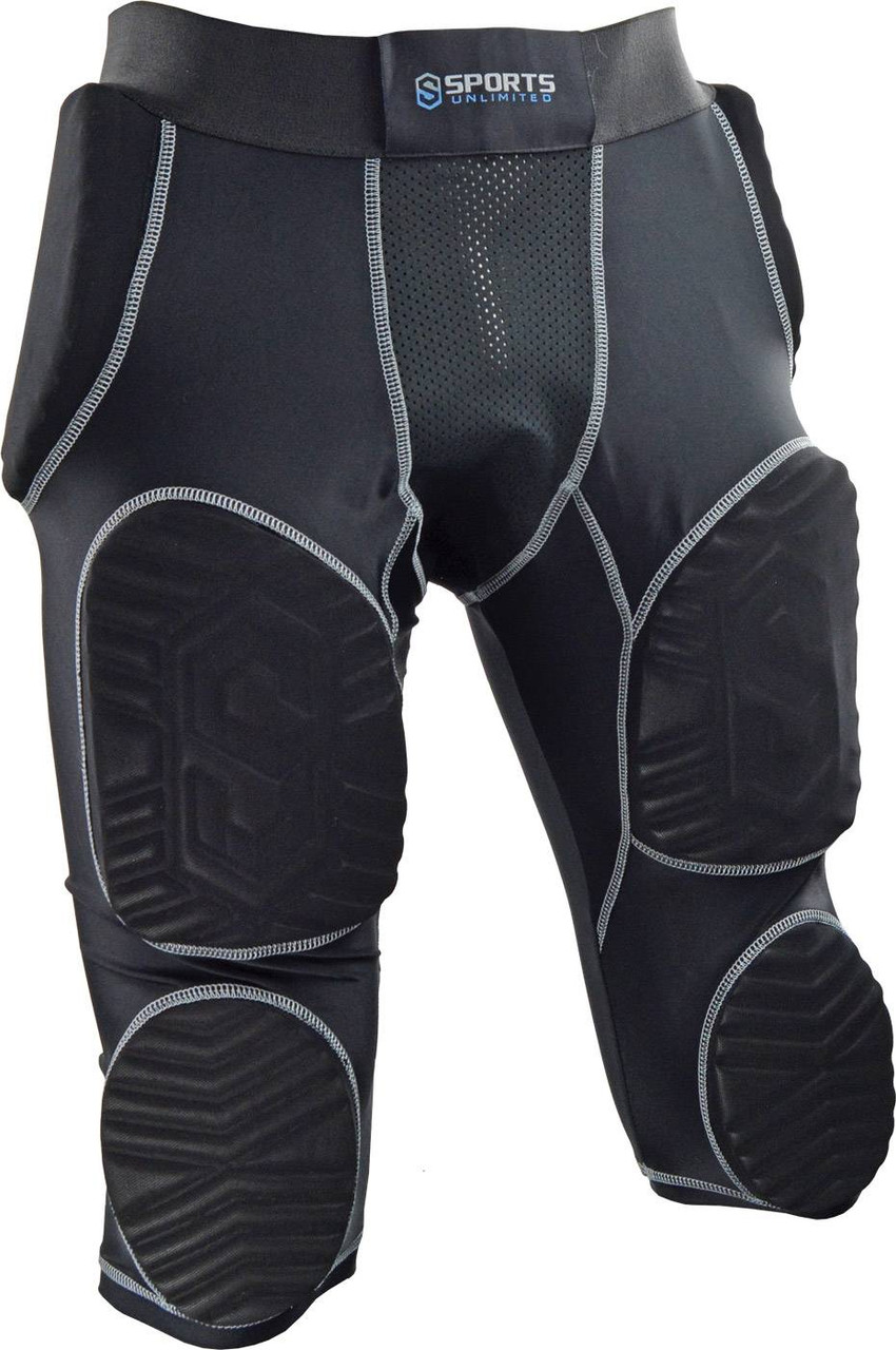 Sports Unlimited Adult Pad Integrated Football Girdle Flex Thigh Pads