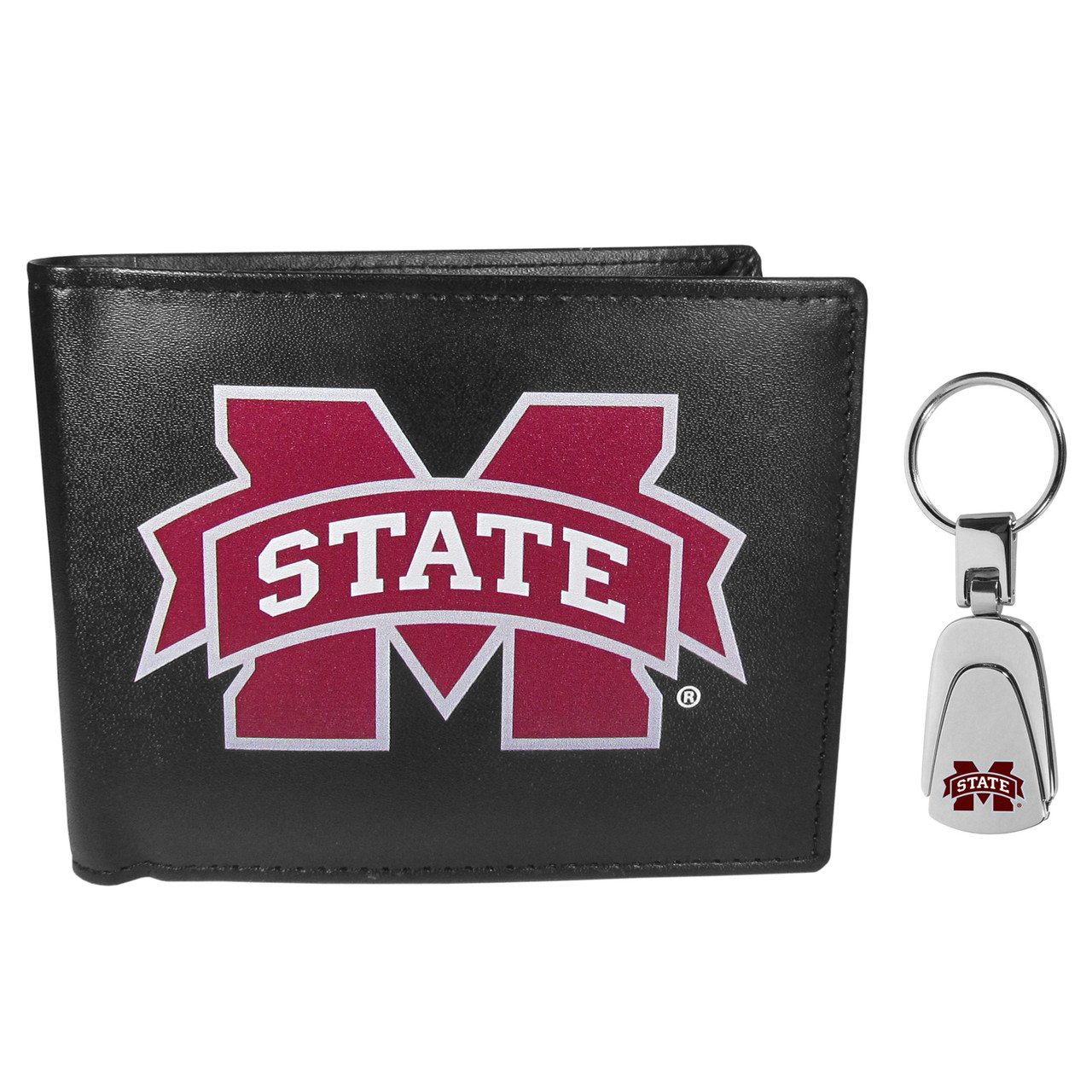 Mississippi State Bulldogs Bi-fold Wallet & Steel Key Chain - Sports  Unlimited