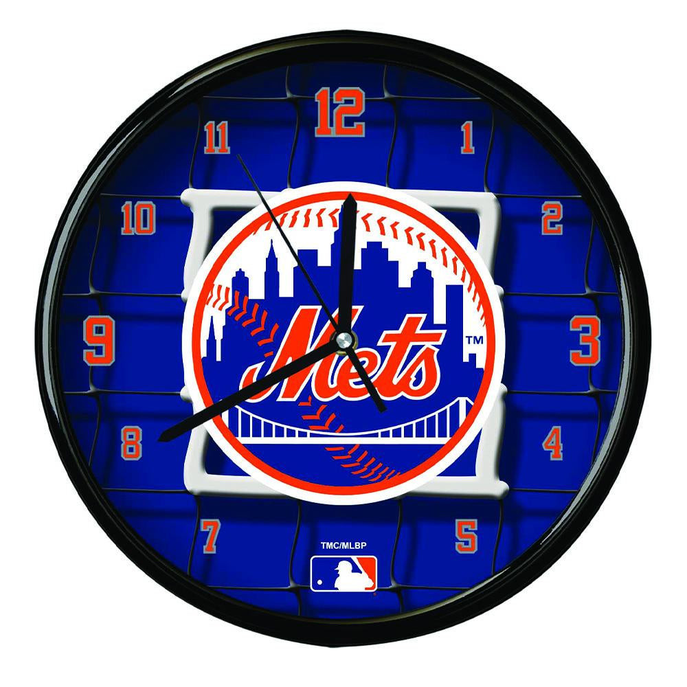 WiCraft ウィンクラフト NY METS メッツ 時計 ブルー New York Mets MLB Team Net Clock - Sports Unlimited