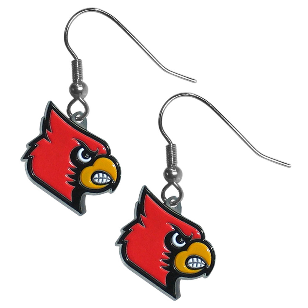 louisville cardinals earrings