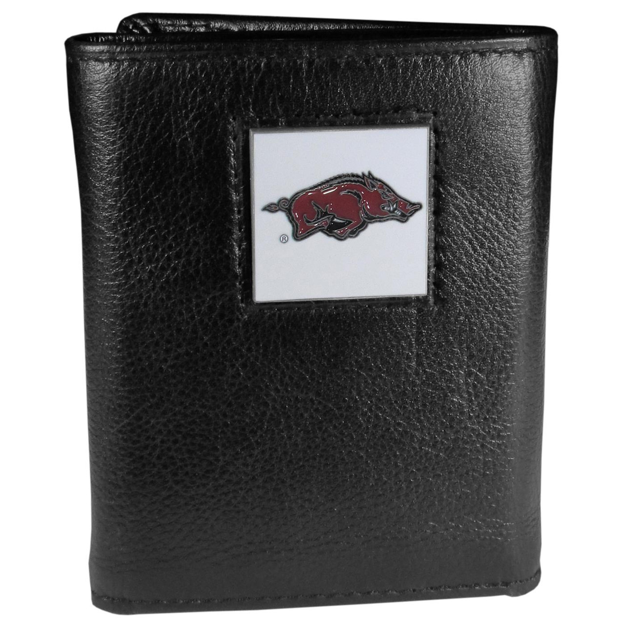 Arkansas Razorbacks Deluxe Leather Tri-fold Wallet in Gift Box - Sports ...