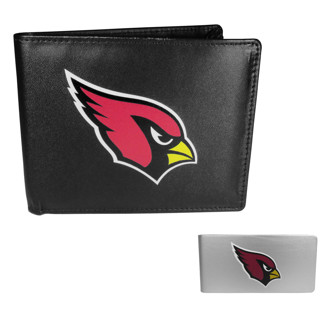 Arizona Cardinals Bi-fold Wallet & Money Clip - Sports Unlimited