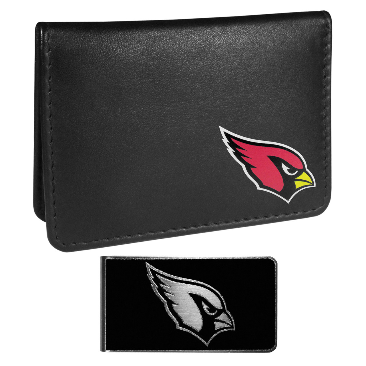 Arizona Cardinals Bi-fold Wallet & Money Clip - Sports Unlimited