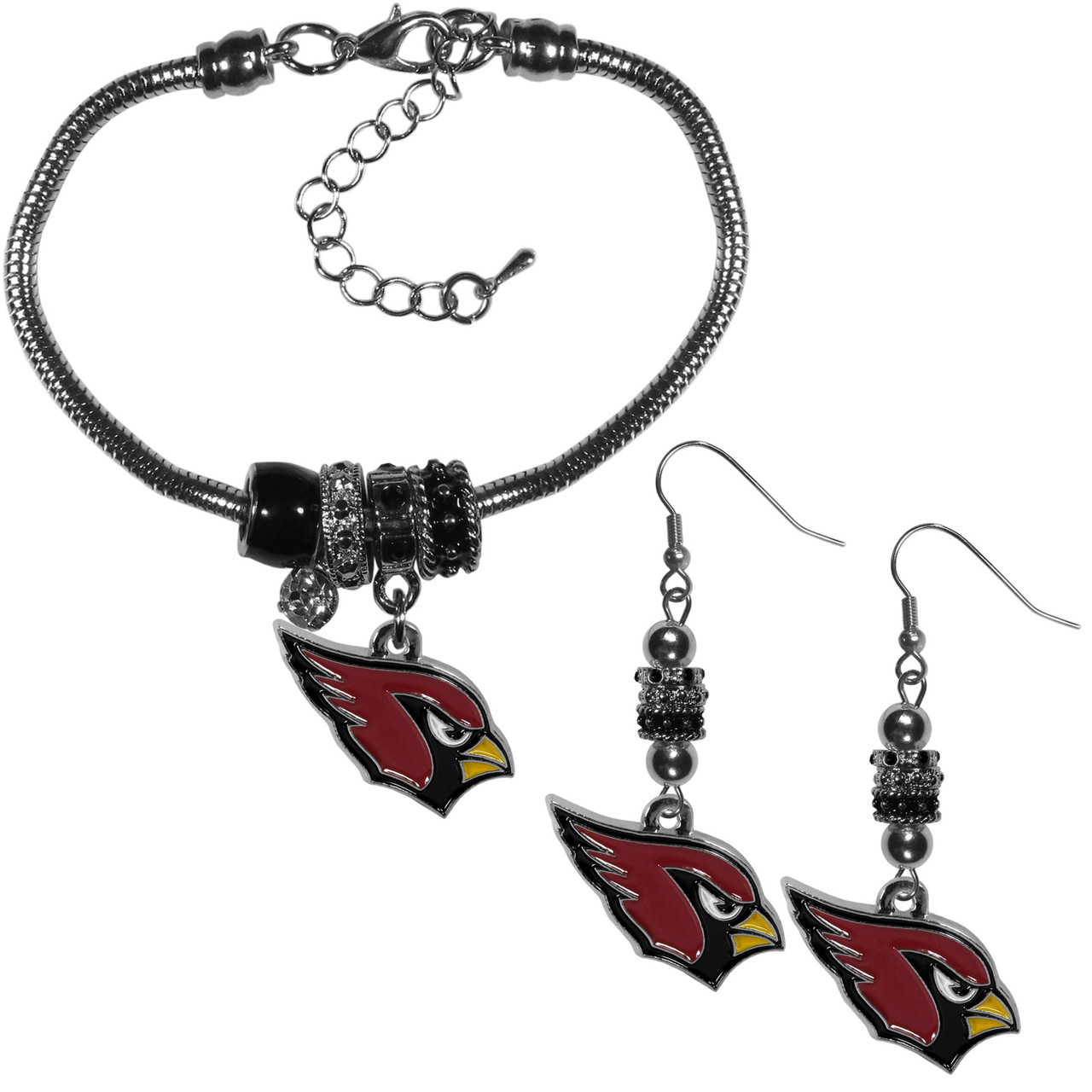 Arizona Cardinals Jewelry, Cardinals Earrings, Bracelets, Charms
