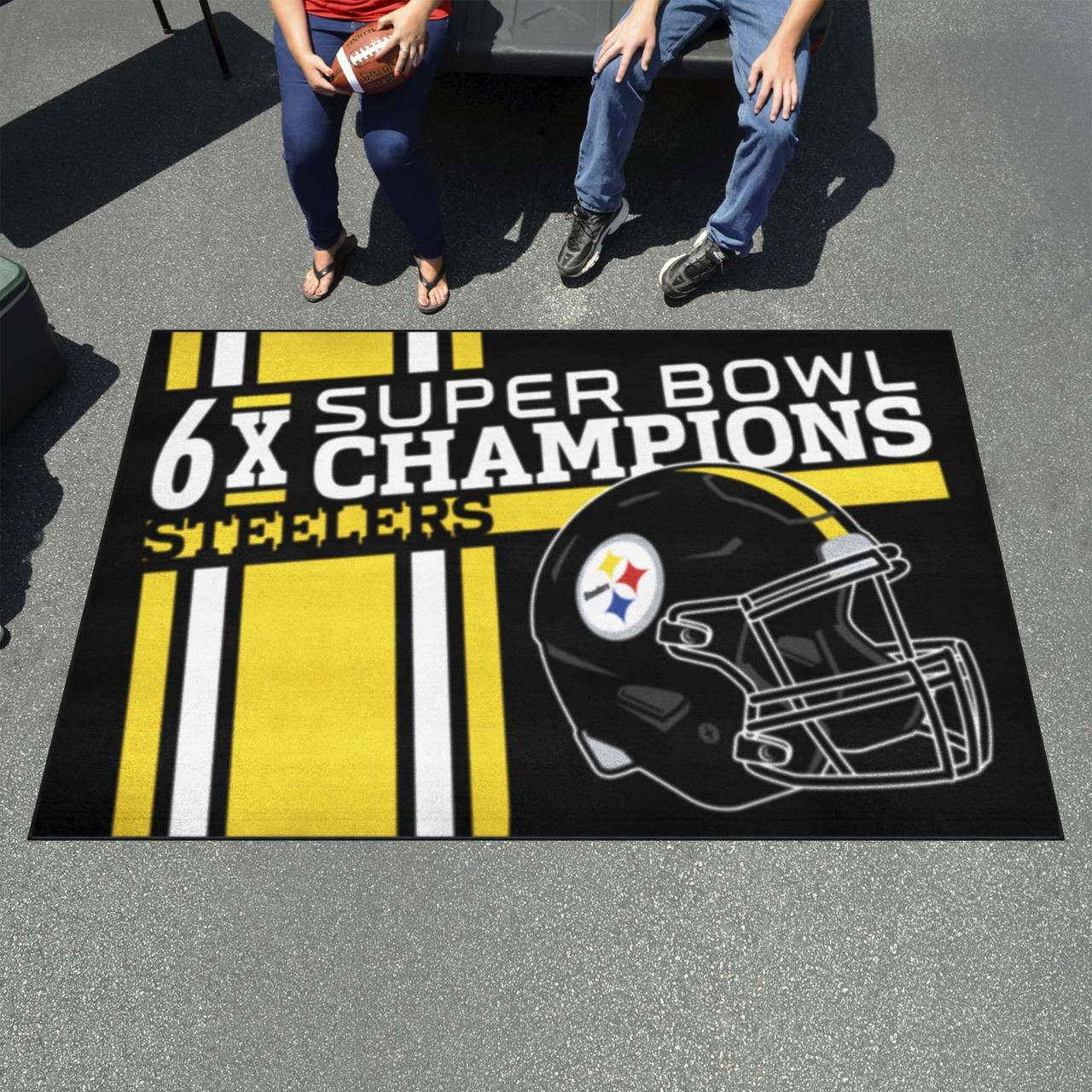 Pittsburgh Steelers Dynasty Ulti-Mat Rug - Sports Unlimited Pittsburgh Steelers Dynasty Ulti-Mat Rug - Sports Unlimited
