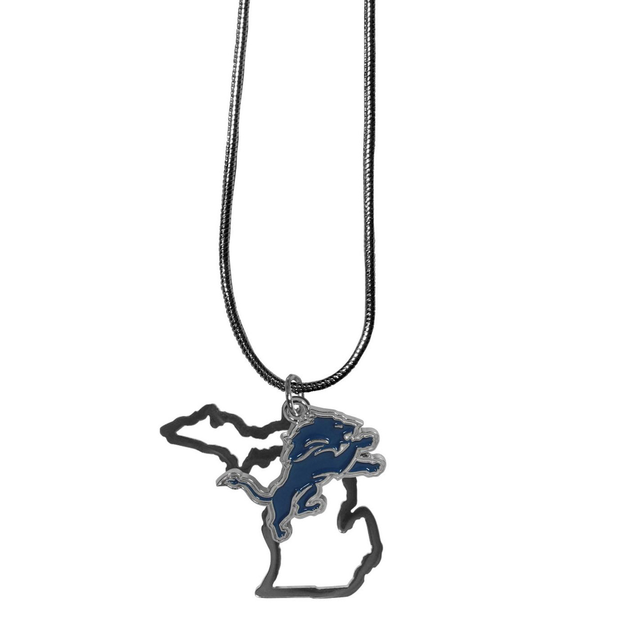 Detroit Lions State Charm Necklace Sports Unlimited