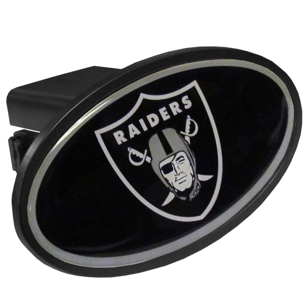 Las Vegas Raiders Oval Car Hitch Cover