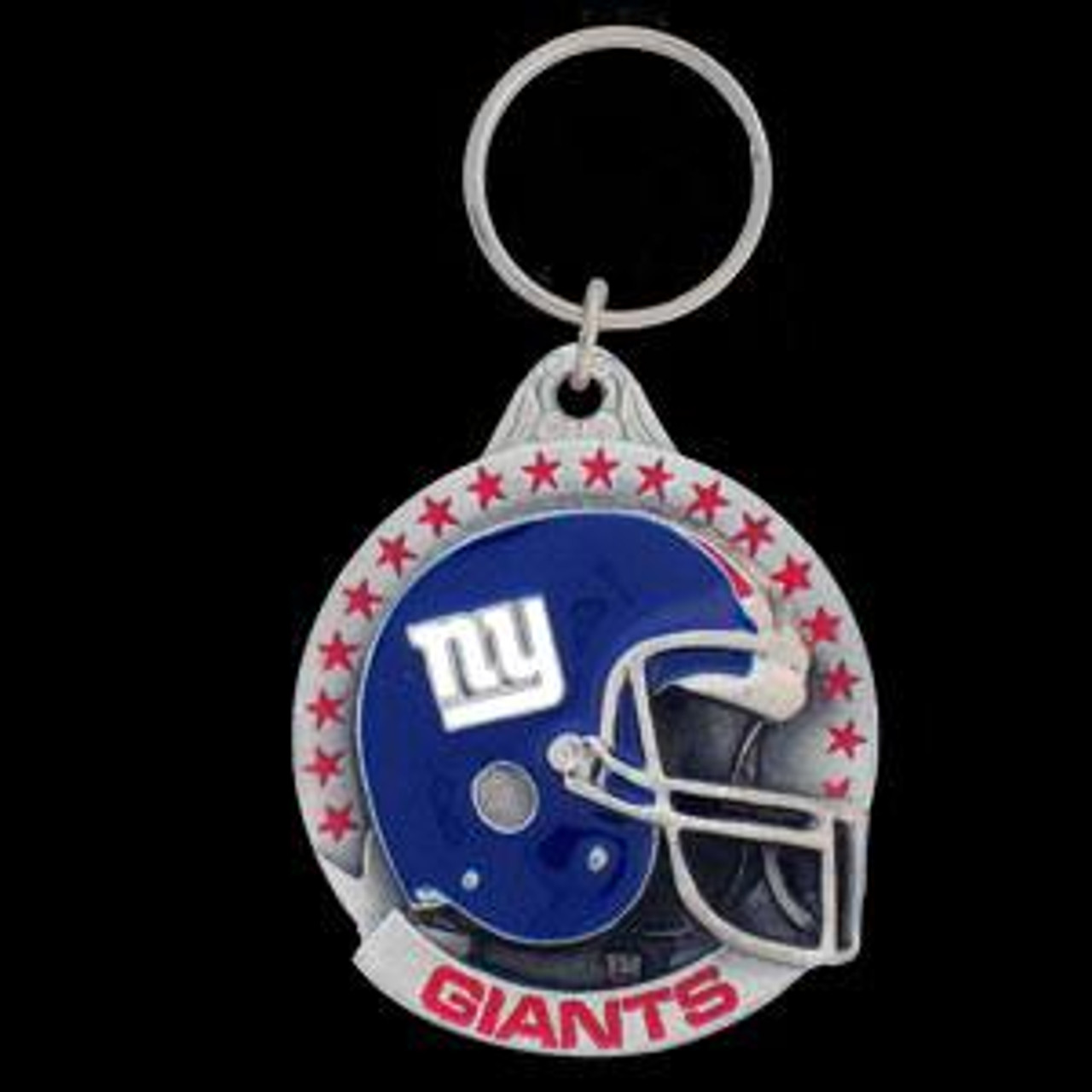 New York Giants Carved Metal Key Chain Sports Unlimited