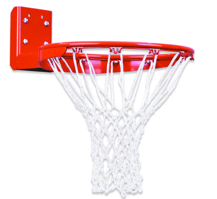 First Team Heavy-Duty Rear Mount Fixed Basketball Rim - Sports Unlimited