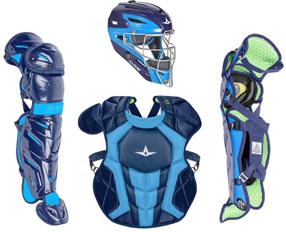 All Star System7 Axis NOCSAE Certified Two Tone Baseball Catcher's