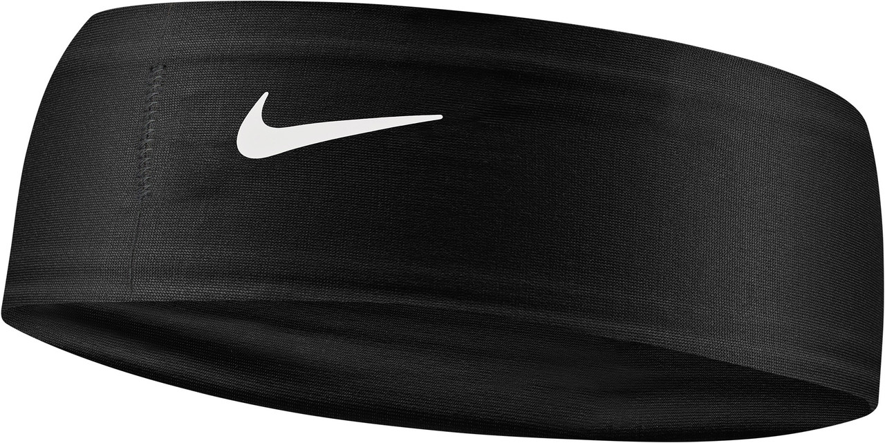 NIKE DRY-FIT HEADBANDS and HAIRBANDS Nike Dri-Fit Home & Away Headband Adult Unisex Black/White  main image 2