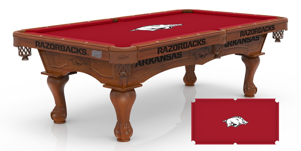 Arkansas Razorbacks Pool Table - Sports Unlimited