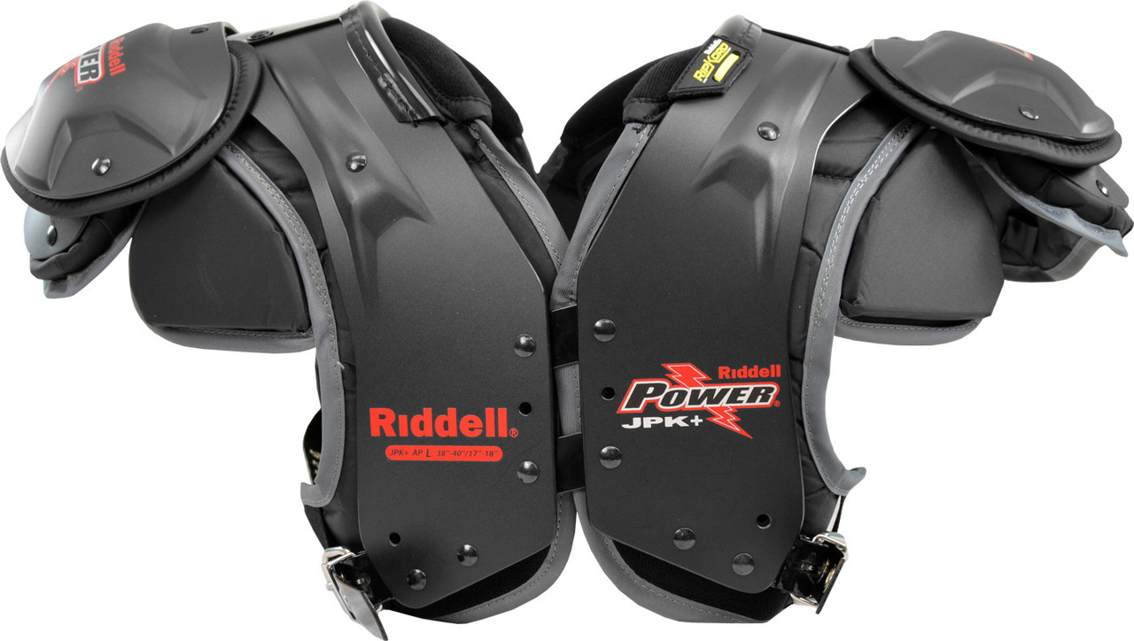 Riddell Power JVX Football Shoulder Pads Medium QB/WR 36-38 / 16-17 EUC