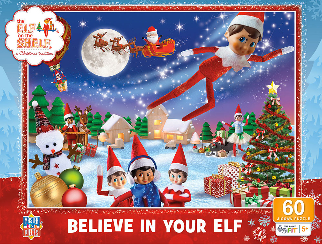 Masterpieces Kids Jigsaw Puzzle Set - Elf On The Shelf 4-pack 100 Pieces :  Target