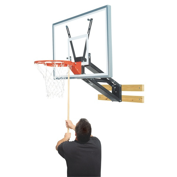 Bison PKG275 QuickChange Acrylic Wall Mounted Adjustable Basketball Hoop