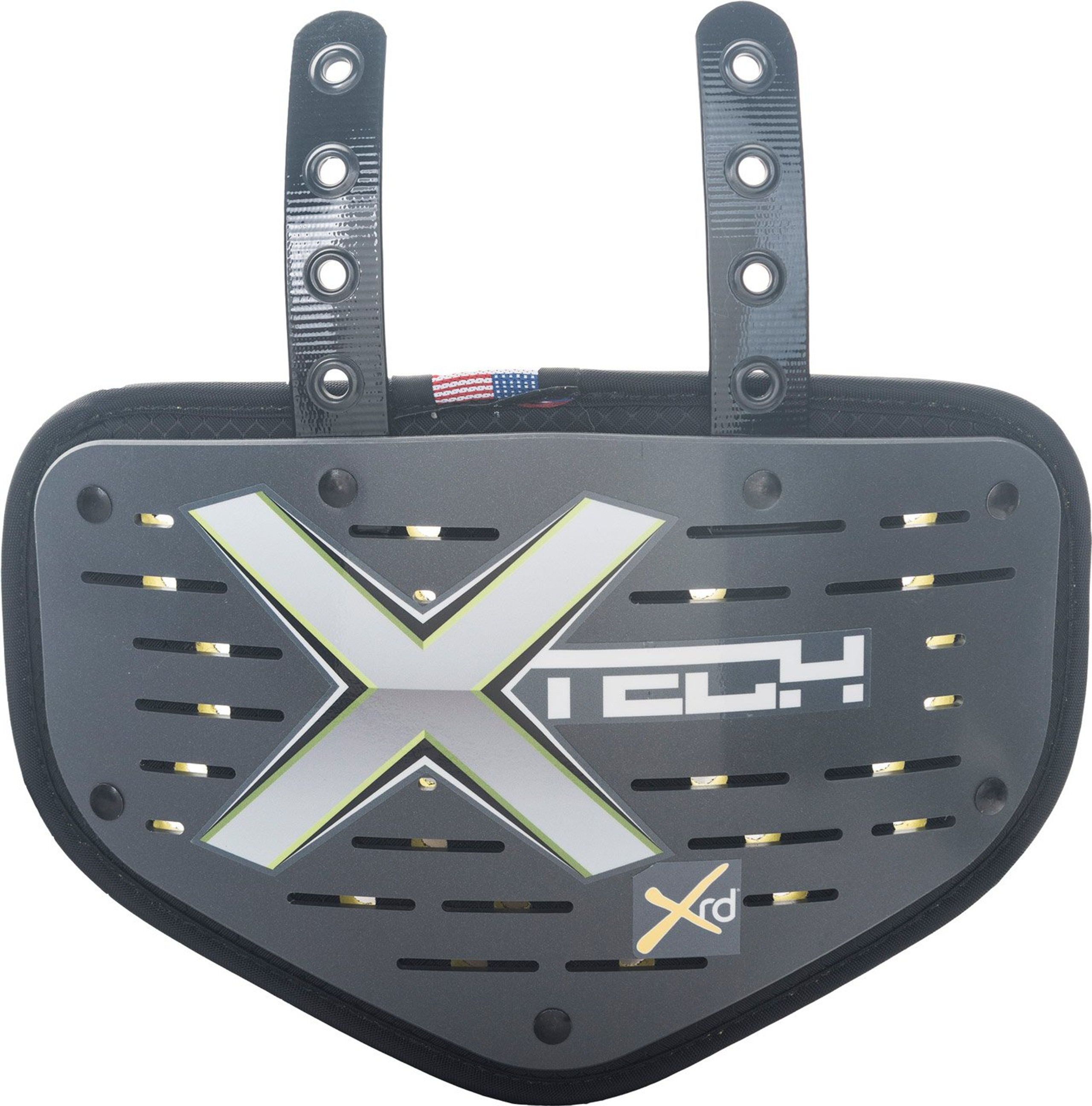 XTECH Vented Rectangle Football Shoulder Pad Back Plate Sports Unlimited