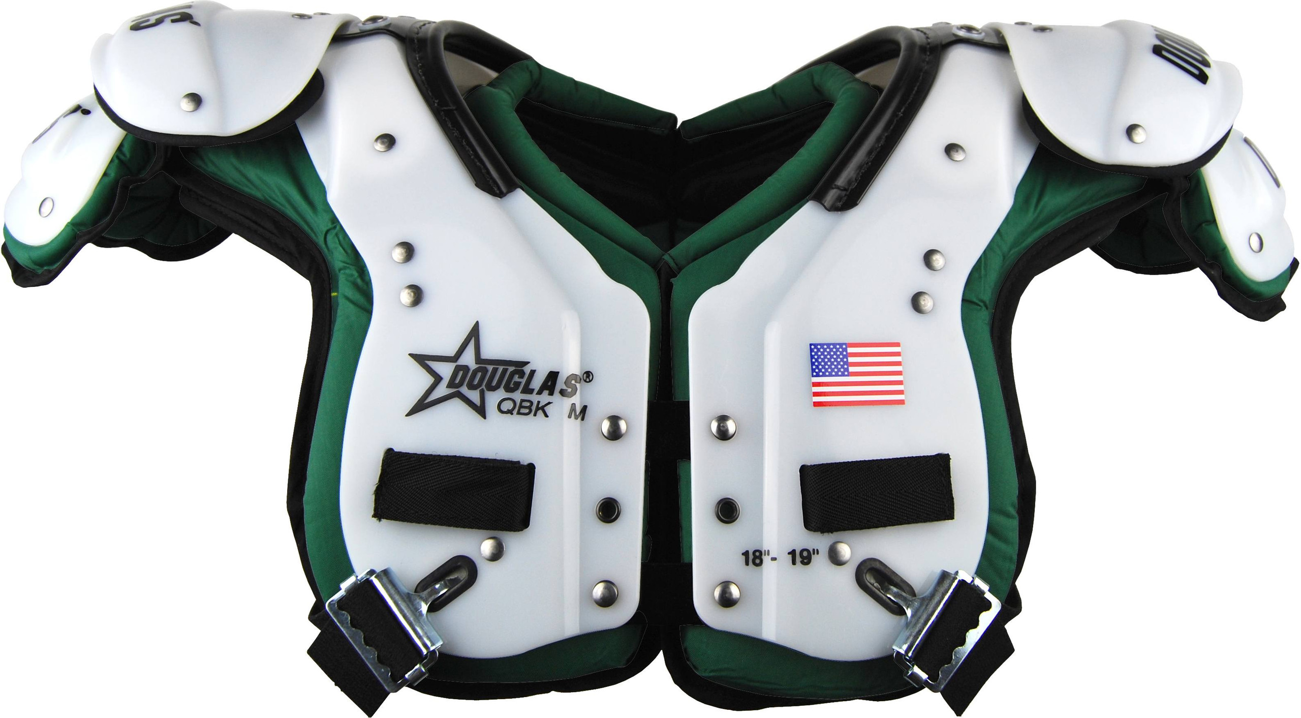 Douglas Legacy JD Adult Football Shoulder Pads QB / WR / CB Sports
