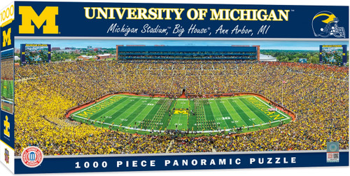 Michigan Wolverines NCAA 1000 Piece Panoramic Puzzle