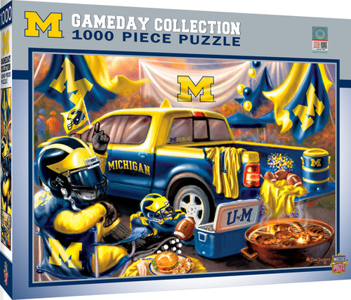 Michigan Wolverines Gameday 1000 Piece Puzzle